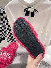 Balenciaga Paris Brand-Embroidered Faux Red - 4