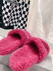 Balenciaga Paris Brand-Embroidered Faux Red - 3