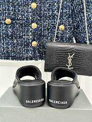 Balenciaga Rise Wedge in Black Nappa - 4