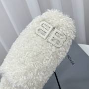 Balenciaga White Cosy BB Mule - 6