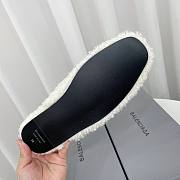 Balenciaga White Cosy BB Mule - 4