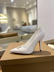 Burberry Womens Pumps White 10.5CM - 1