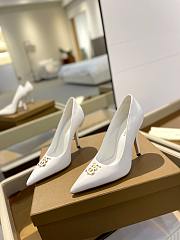 Burberry Womens Pumps White 10.5CM - 5