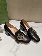 Gucci Blondie Mid-Heel Pumps Black - 5