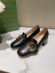 Gucci Blondie Mid-Heel Pumps Black - 4