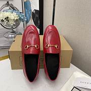 Gucci Loafer with Web Red Leather - 5