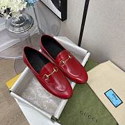 Gucci Loafer with Web Red Leather - 2