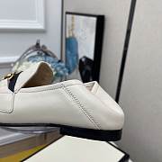 Gucci Loafer with Web White Leather - 6