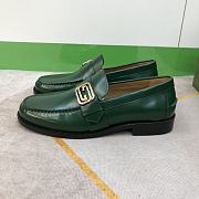 Gucci Millennial Ribot Plaque Green Leather - 1