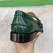 Gucci Millennial Ribot Plaque Green Leather - 5