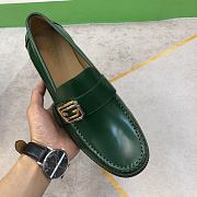 Gucci Millennial Ribot Plaque Green Leather - 4
