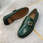 Gucci Millennial Ribot Plaque Green Leather - 3