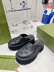 Gucci Slip On Sandal Black - 1