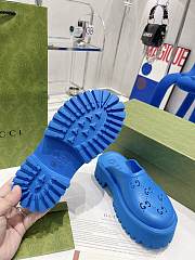 Gucci Slip On Sandal Blue - 2