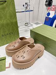 Gucci Slip On Sandal Brown - 3