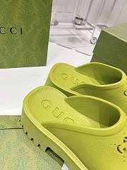 Gucci Slip On Sandal Green - 4