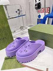 Gucci Slip On Sandal Purple - 1