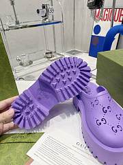 Gucci Slip On Sandal Purple - 2