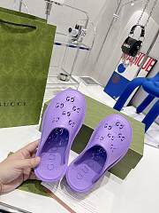 Gucci Slip On Sandal Purple - 6