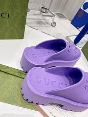Gucci Slip On Sandal Purple - 3