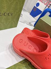 Gucci Slip On Sandal Red - 3