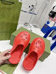 Gucci Slip On Sandal Red - 2