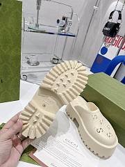 Gucci Slip On Sandal White - 6