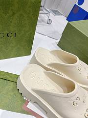 Gucci Slip On Sandal White - 3