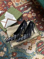 Gucci x Balenciaga The Hacker Project Knife Pump Black - 2