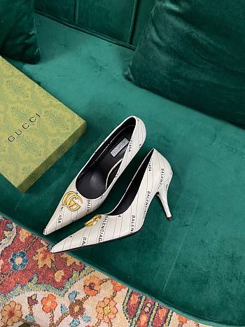 Gucci x Balenciaga The Hacker Project Knife Pump White
