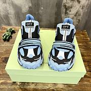 Off-White Glove Slip-On Sneaker In Blue - 3