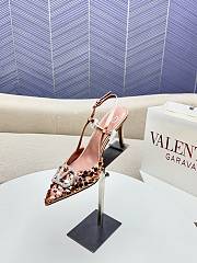 Valentino Slingbacks Pink High Heels 8CM - 2