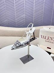 Valentino Slingbacks White High Heels 8CM - 5