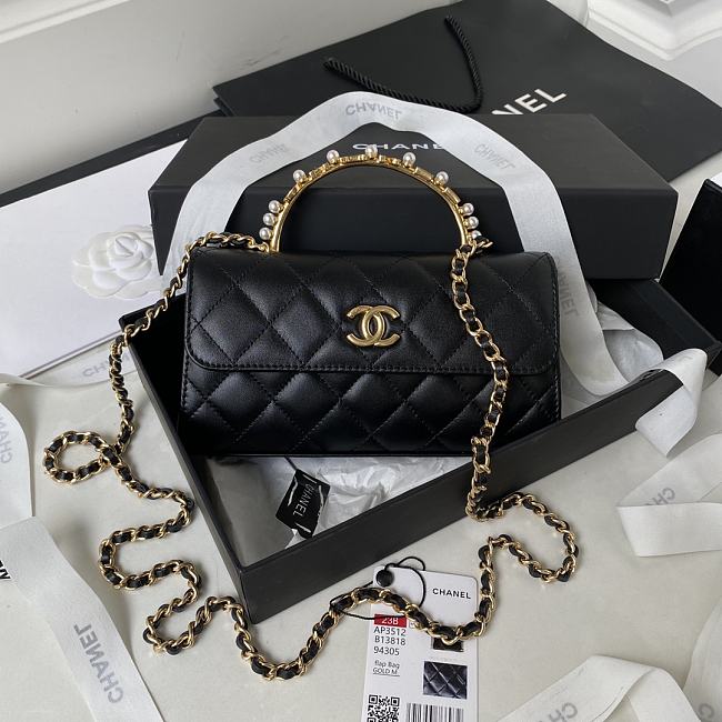 Chanel  Handbag AP3512 Black Size 10x18x4.5cm - 1