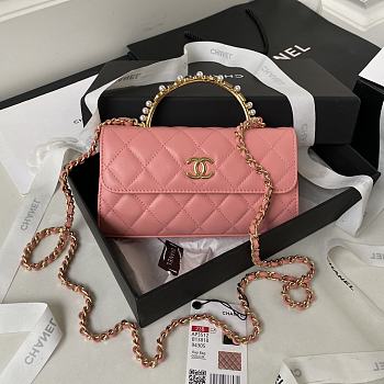 Chanel  Handbag AP3512 Rose Pink Size 10x18x4.5cm