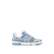 LV Trainer Sneaker Damier Pattern Blue - 3