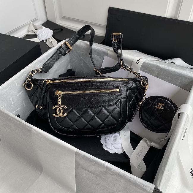 Chanel Bumbag AS1077 Black Size 34x15x6cm - 1
