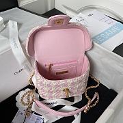 Chanel Cosmetic Bag AS3973A Pink Size 12x15x8cm - 5
