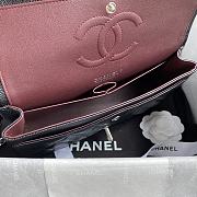 Chanel Handbag A01112 Black Silver Size 15x25x6cm - 3