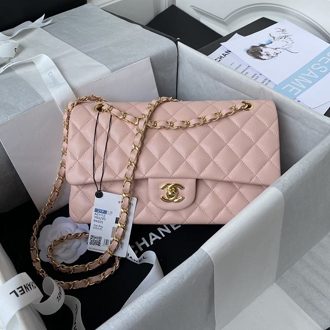 Chanel Handbag A01112 Pink Size 15x25x6cm - 1
