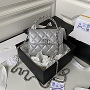 Chanel Handbag AP3237 Grey Size 15x6x10cm - 5