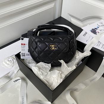 Chanel Handbag AP3467 Black Size 16x16x5.5cm