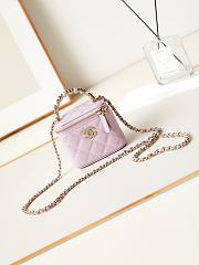 Chanel Should Bag AP3805 Purple Size 11x8.5x7cm - 1