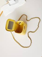 Chanel Should Bag AP3805 Yellow Size 11x8.5x7cm - 5