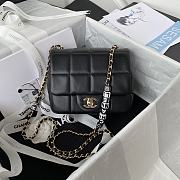 Chanel Should Bag AS3330 Black Size 17x14x7cm - 5