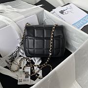 Chanel Should Bag AS3330 Black Size 17x14x7cm - 4