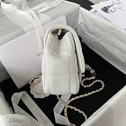 Chanel Should Bag AS3330 White Size 17x14x7cm - 6