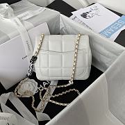 Chanel Should Bag AS3330 White Size 17x14x7cm - 3
