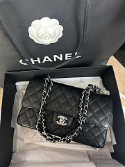 Chanel Medium Classic Flap Bag Silver 25CM - 6