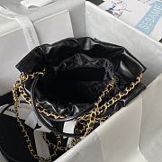 Chanel Should Bag AS3980 Black Size 19x20x6cm - 4